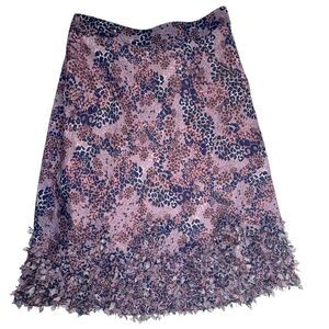 Anthropologie Geisha Designs Audriana Flower Petal Pencil Skirt Fairy Twee 6